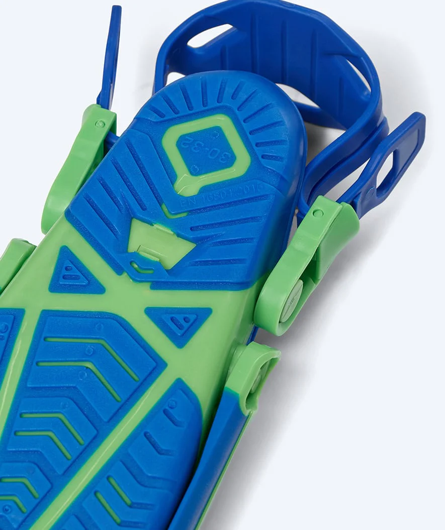 Watery snorkel set for junior (8-15) - Sunset/Riku - Blue/Green - Image 15