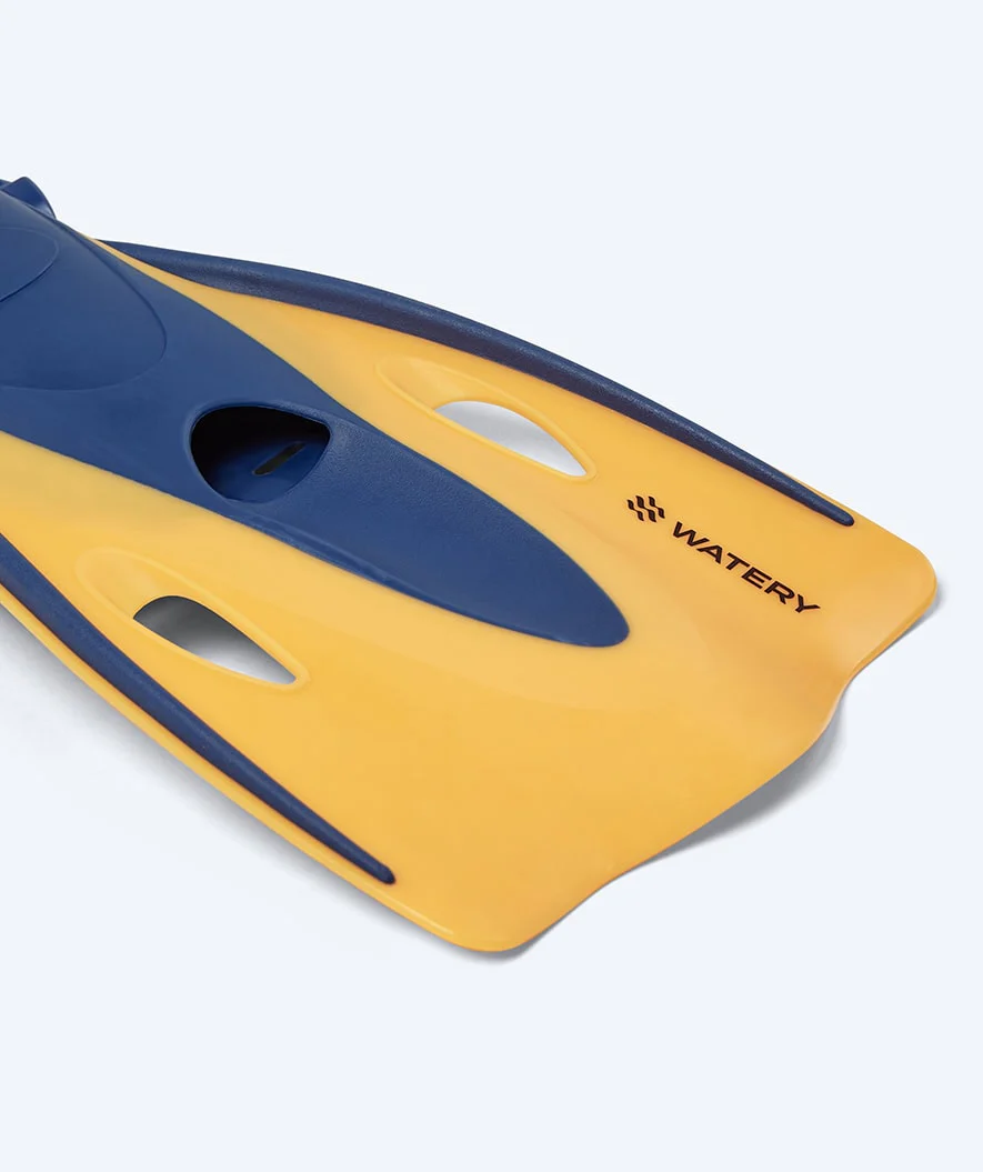 Watery snorkel set for kids (4-10) - Launch/Alton - Dark blue/Orange - Image 11