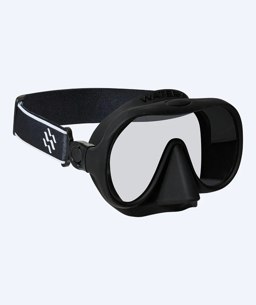 Watery snorkel set for adults (from 15 years) - Launch/Alton - Black/White - Image 2