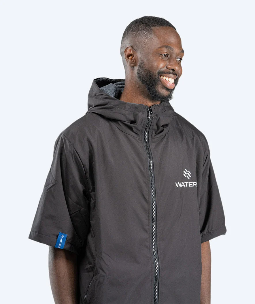 Watery surf poncho - Waterproof - Black - Image 16