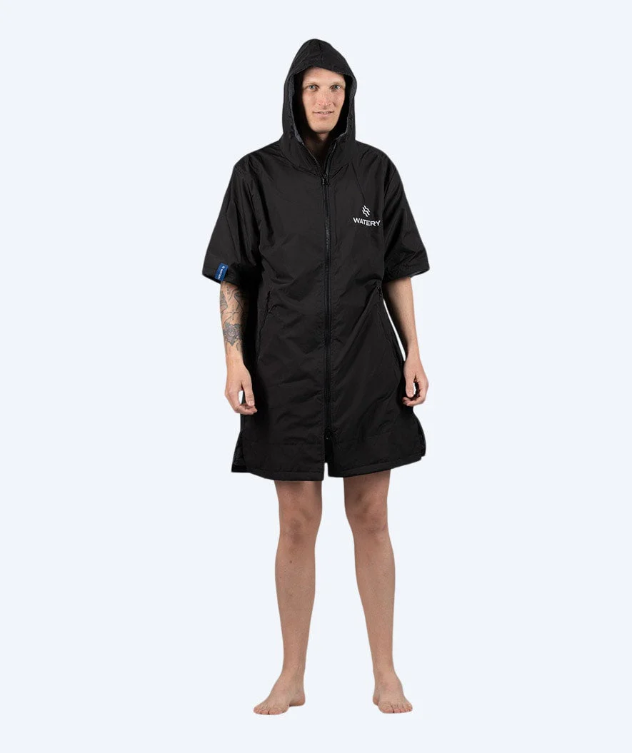 Watery surf poncho - Waterproof - Black - Image 8