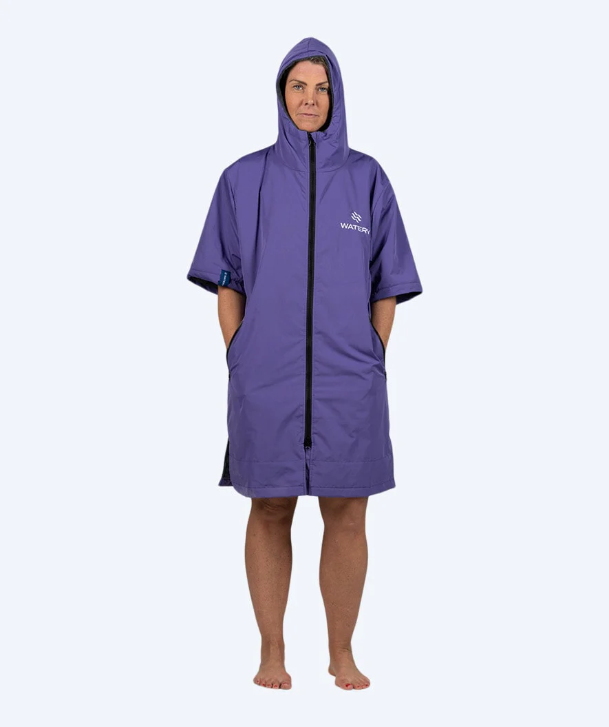 Watery surf poncho - Waterproof - Purple - Image 12