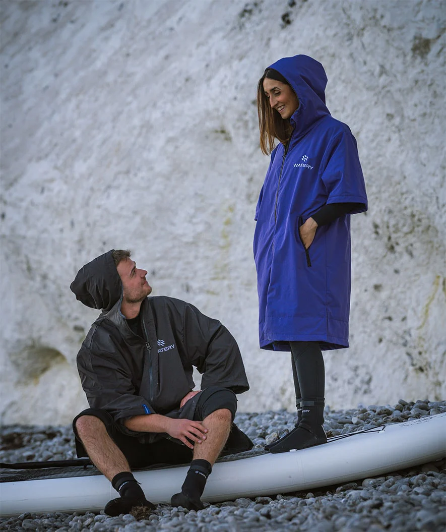 Watery surf poncho - Waterproof - Purple - Image 22