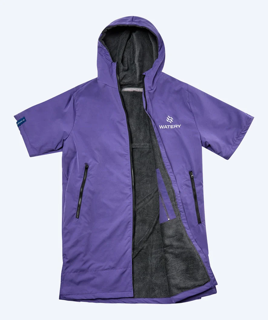 Watery surf poncho - Waterproof - Purple - Image 3