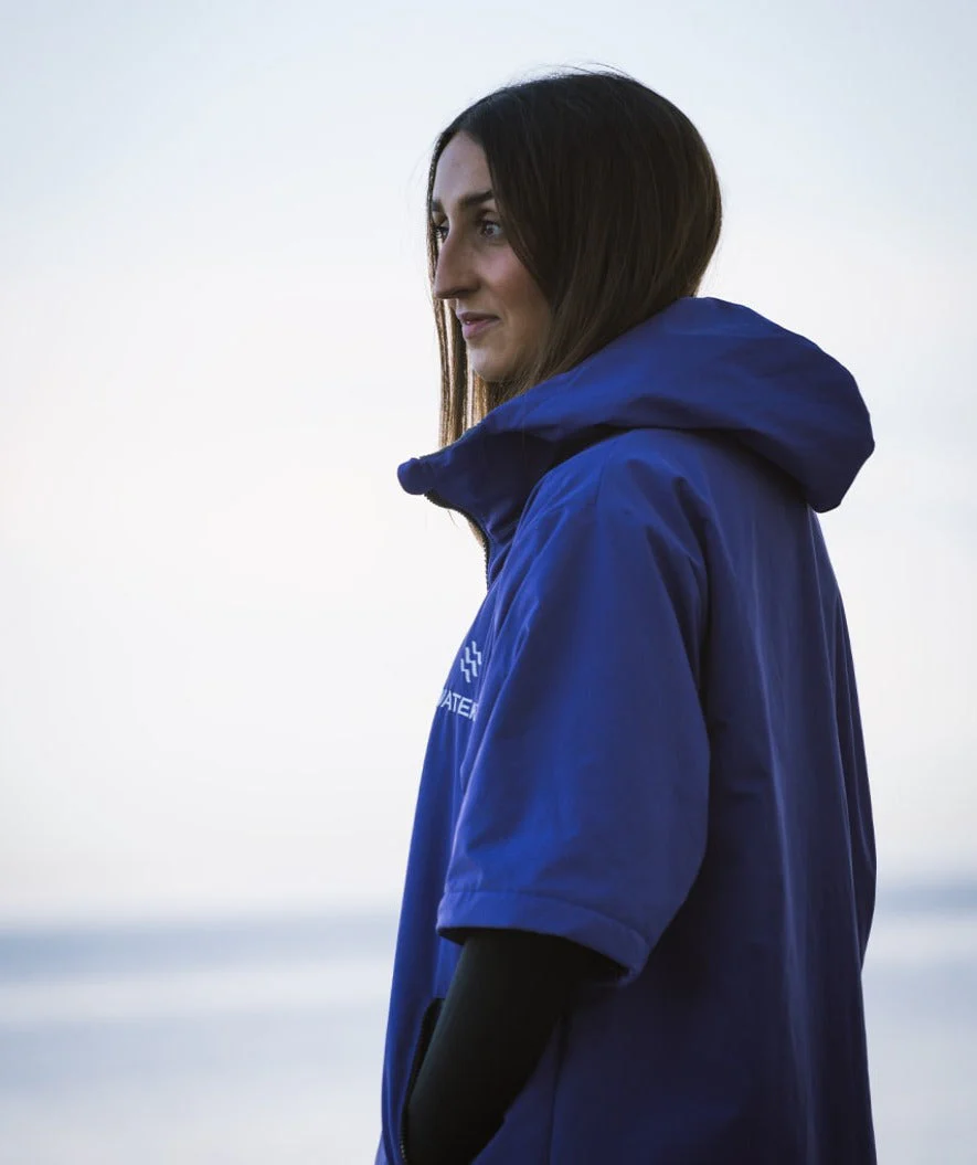 Watery surf poncho - Waterproof - Purple - Image 4