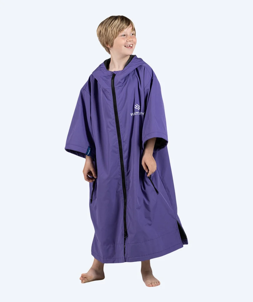 Watery surf poncho - Waterproof - Purple - Image 8