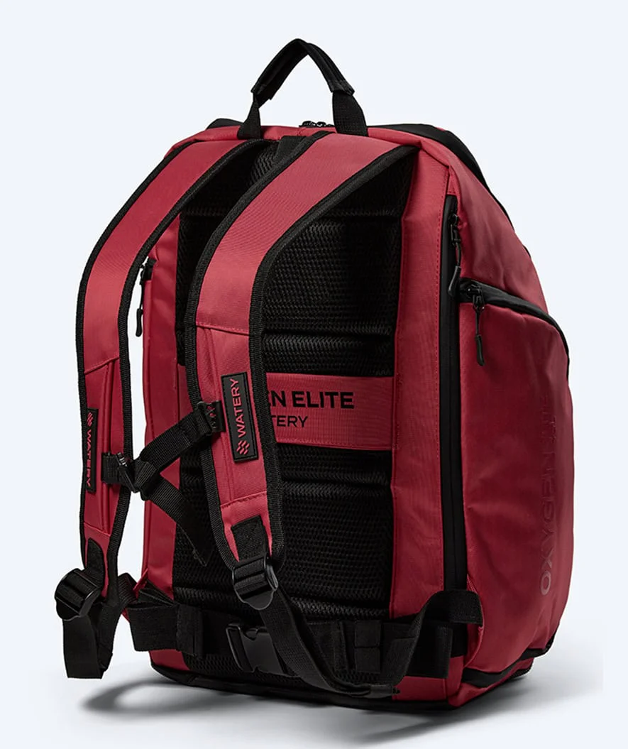 Watery swim bag - Oxygen Elite 45L - Dark red - Image 11