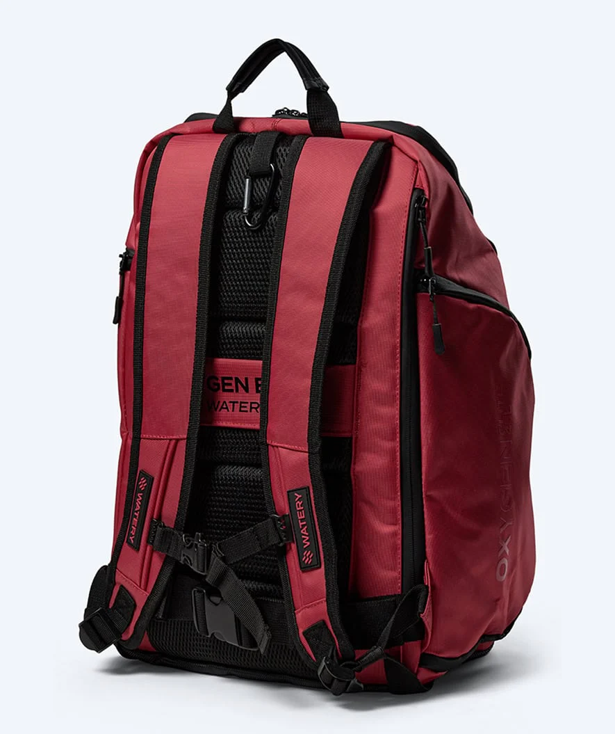 Watery swim bag - Oxygen Elite 45L - Dark red - Image 2