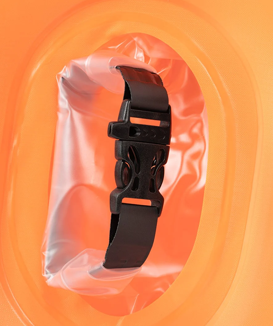 Watery swim buoy for swimming - Donut - Orange - Image 3