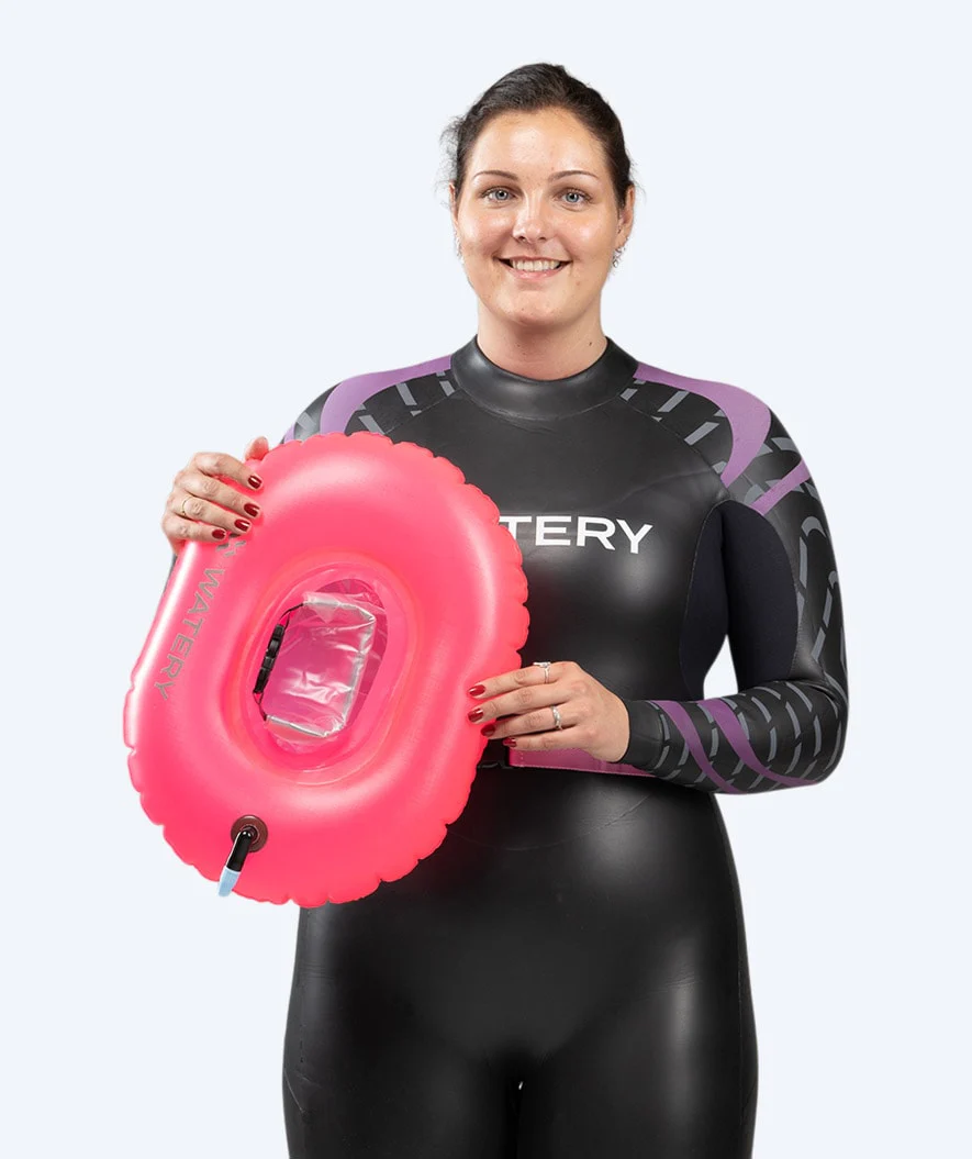 Watery swim buoy for swimming - Donut - Pink - Image 7
