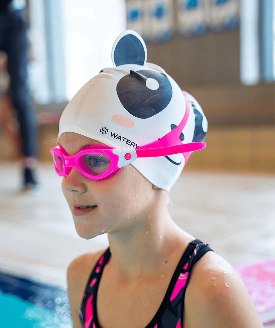 Watery swimming cap for kids - Dashers - Fish (Light blue) - Image 3