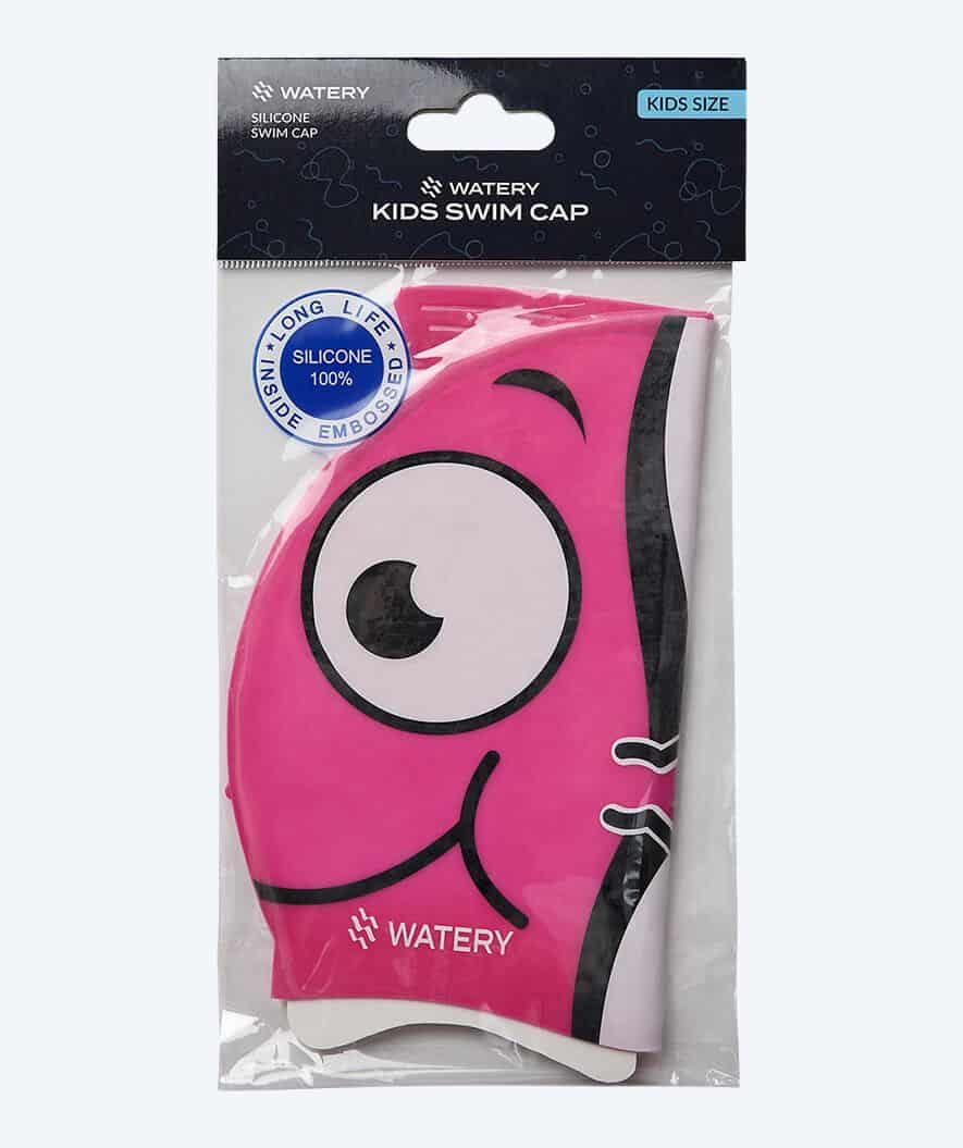 Watery swimming cap for kids - Dashers - Fish (Light pink) - Image 2