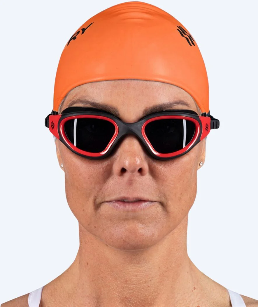 Watery swimming cap for long hair - Signature - Orange - Image 5
