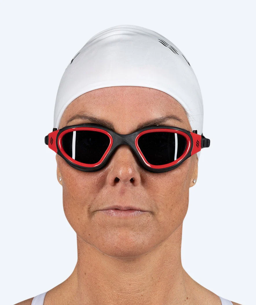 Watery swimming cap for long hair - Signature - White - Image 6