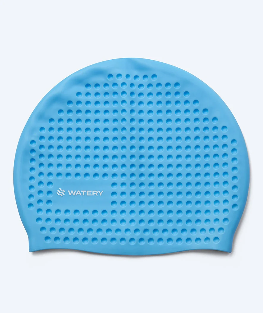Watery swimming cap - Larunda Bubble - Light blue