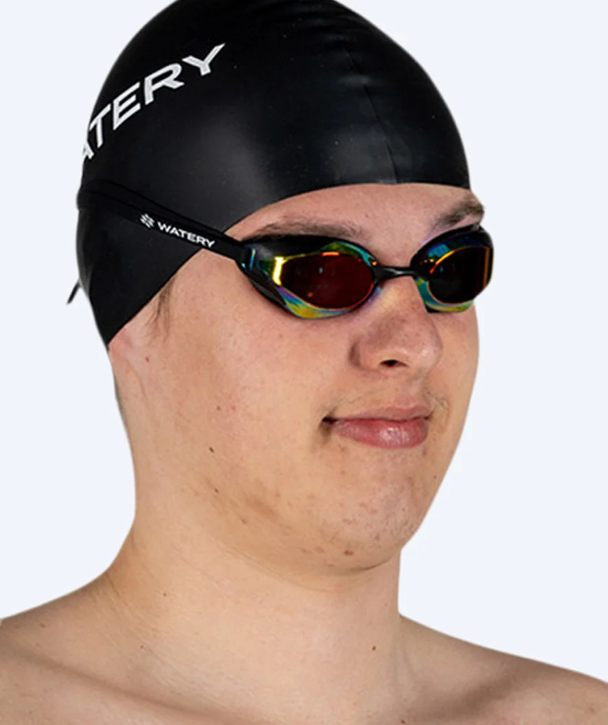 Watery swimming cap (from 10 years) - Signature - Black - Image 8