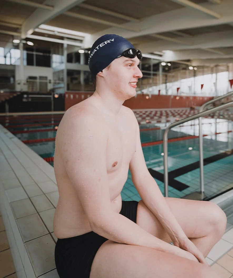 Watery swimming cap (from 10 years) - Signature - Dark blue - Image 4