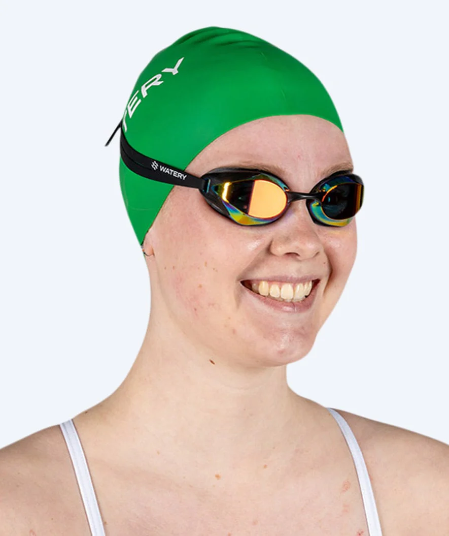 Watery swimming cap (from 10 years) - Signature - Green - Image 5