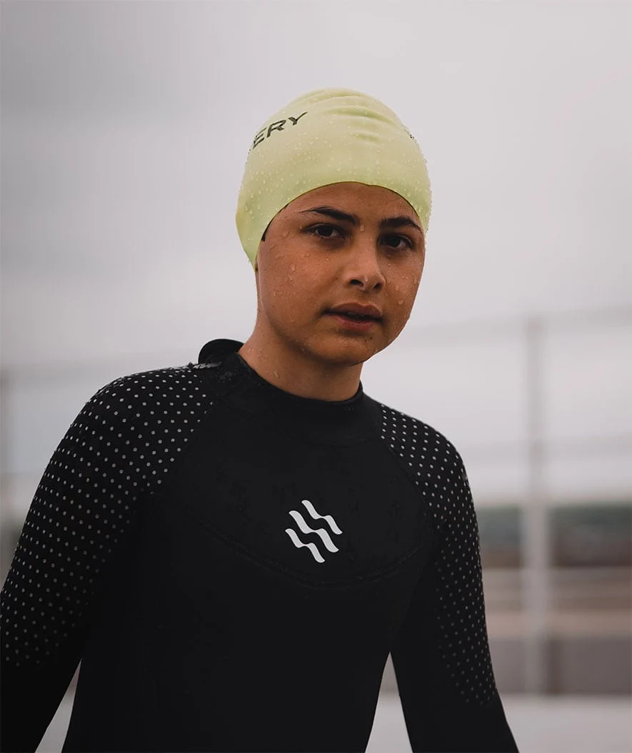 Watery swimming cap (from 10 years) - Signature - White - Image 15