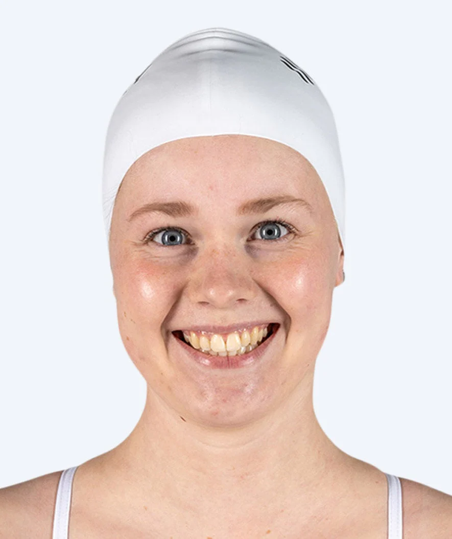 Watery swimming cap (from 10 years) - Signature - White - Image 2