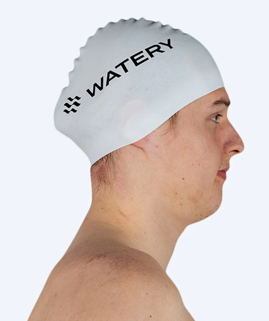 Watery swimming cap (from 10 years) - Signature - White - Image 7