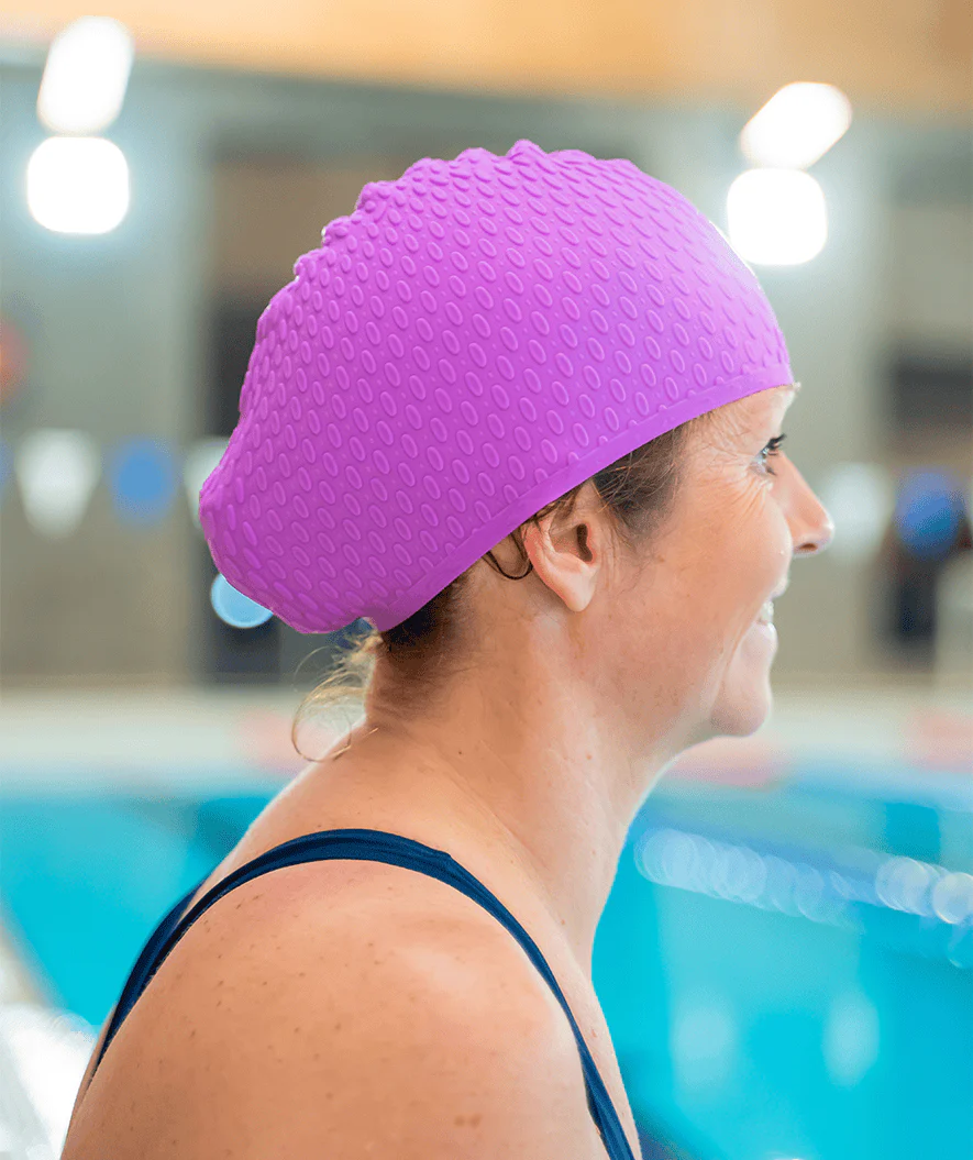 Watery swimming cap - Tales Bubble - Purple - Image 5