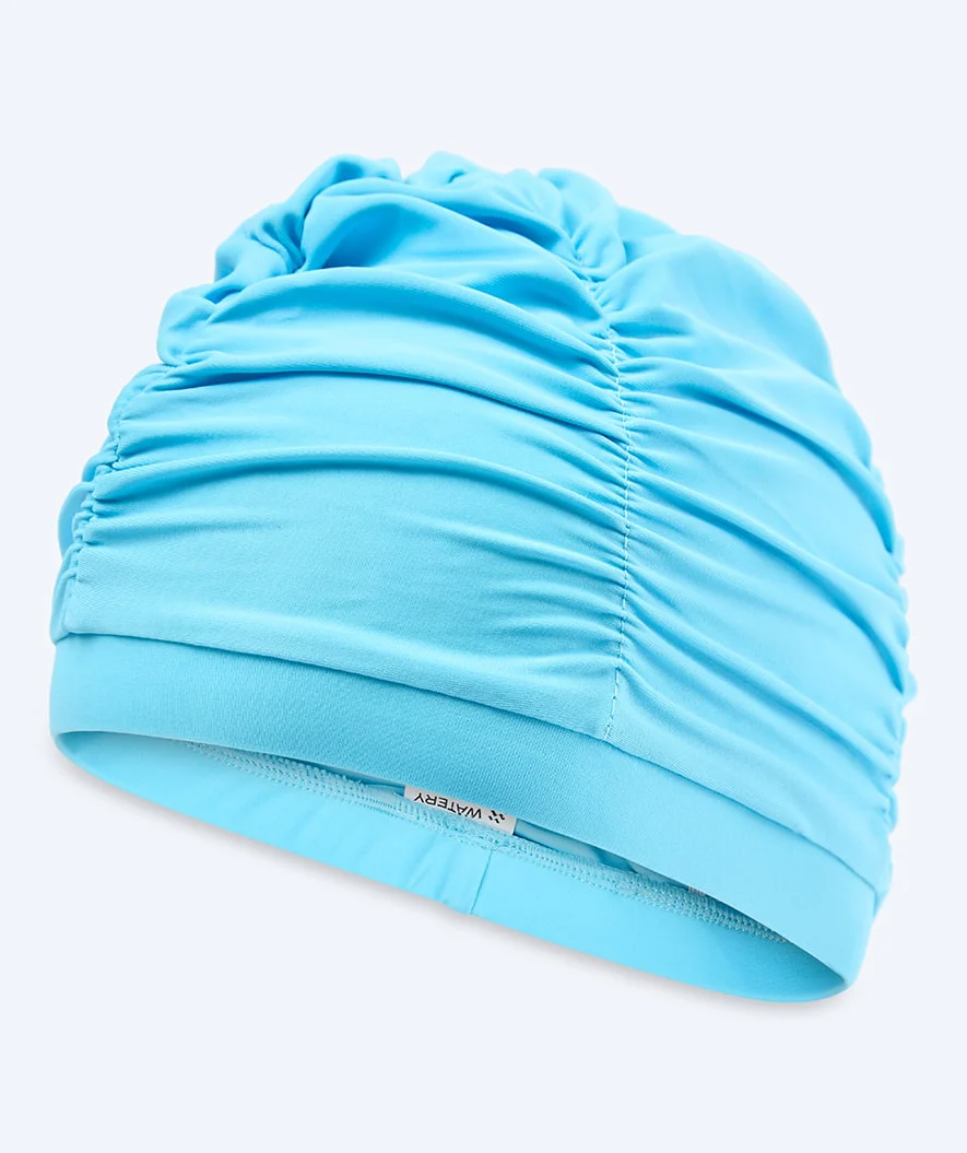 Watery swimming cap with drapes - Maxwell - Lake Blue