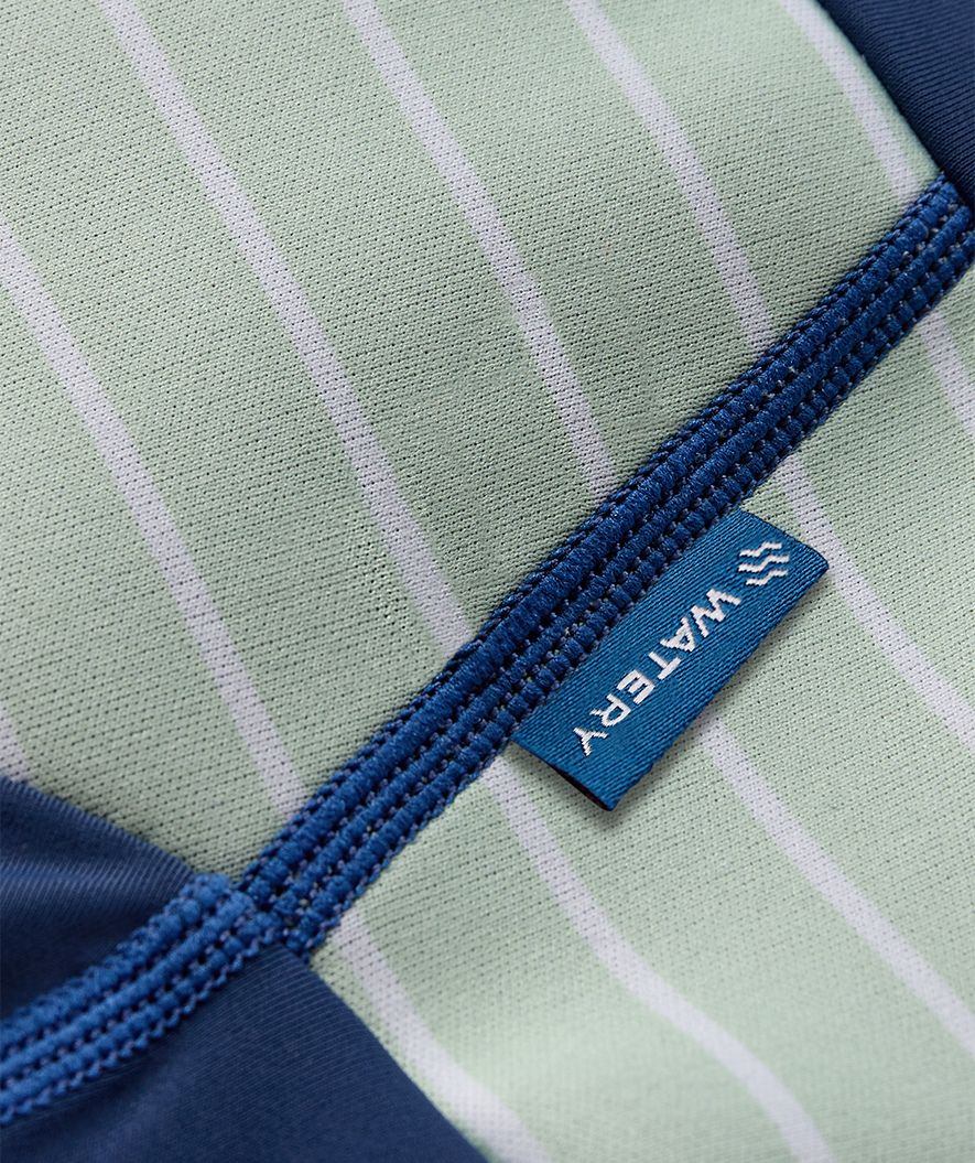 Watery swim nappies for kids - Neoprene Swim Nappy - Nordic Green Stripes - Image 12