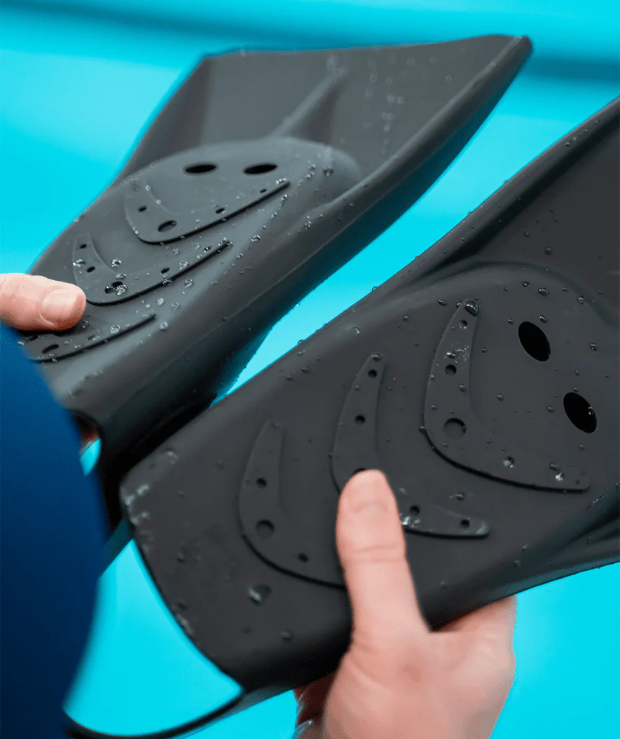 Watery swim fins - Cardinal Powerfin Pro - Black - Image 14