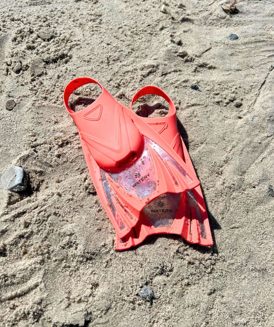 Watery swim fins for kids (25-34) - Bimasha - Light pink - Image 4
