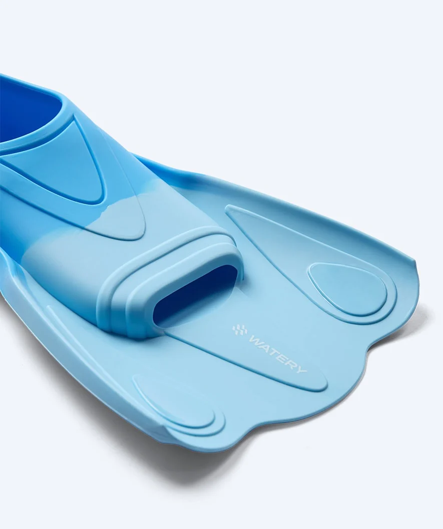 Watery swim fins for kids - Leander - Blue - Image 3