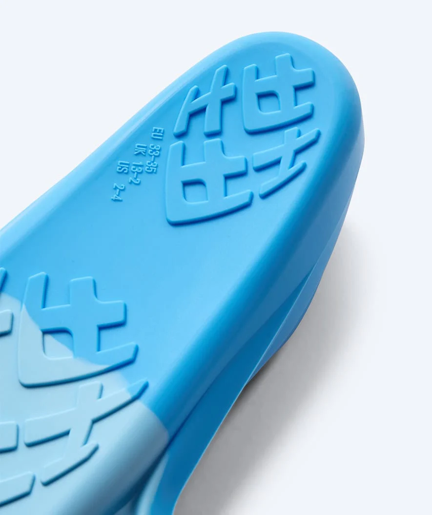 Watery swim fins for kids - Leander - Blue - Image 9