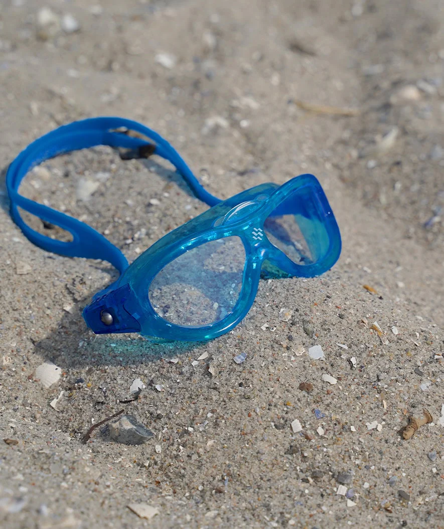Watery swimming goggles for kids (2-8) - Wilton - Atlantic Blue/clear - Image 4