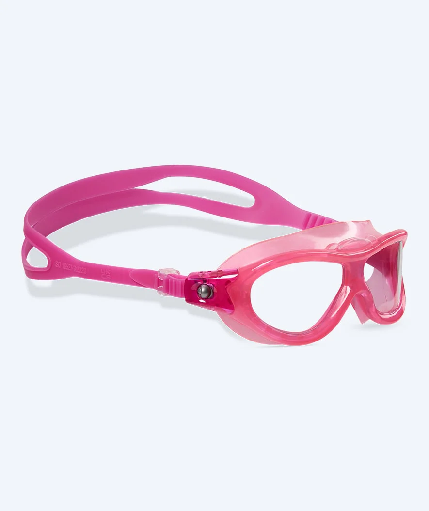 Watery swimming goggles for kids (2-8) - Wilton - Atlantic Pink/clear