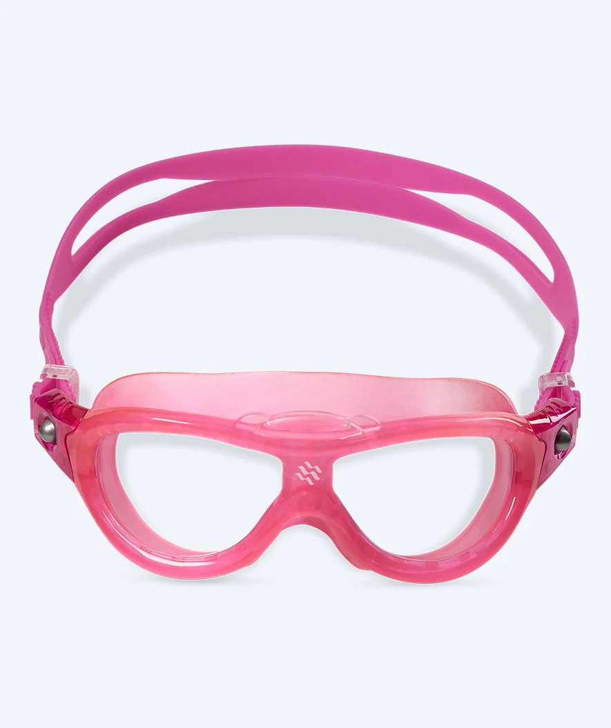 Watery swimming goggles for kids (2-8) - Wilton - Atlantic Pink/clear - Image 2