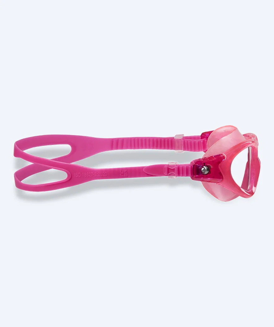 Watery swimming goggles for kids (2-8) - Wilton - Atlantic Pink/clear - Image 3