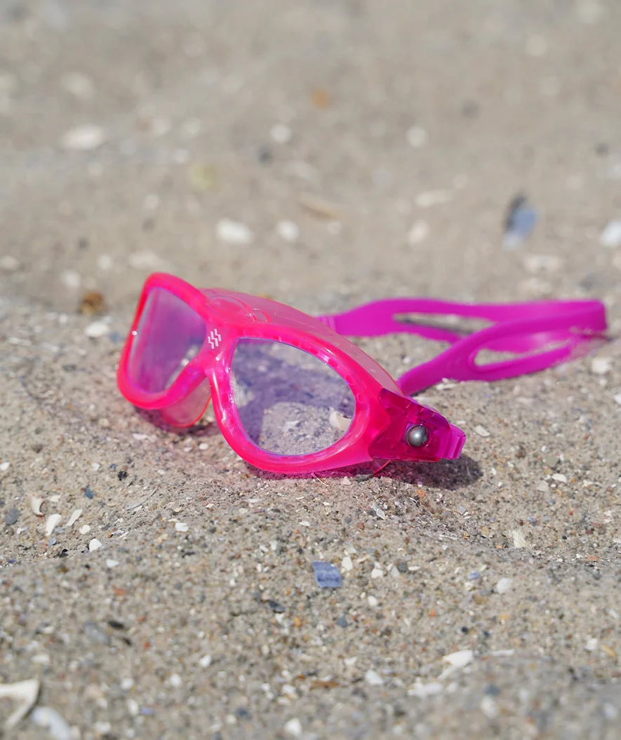 Watery swimming goggles for kids (2-8) - Wilton - Atlantic Pink/clear - Image 6