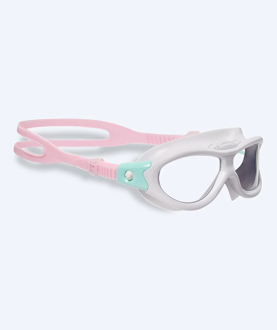 Watery swimming goggles for kids (2-8) - Wilton - Light pink/purple