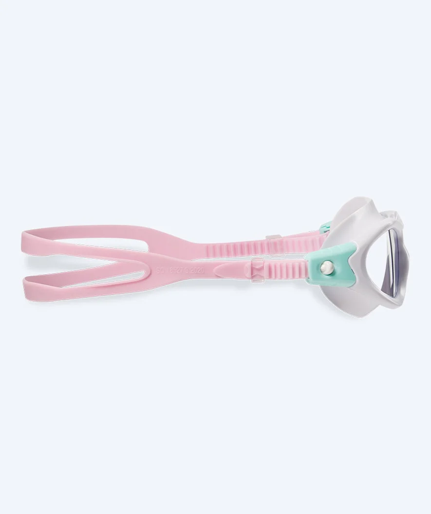 Watery swimming goggles for kids (2-8) - Wilton - Light pink/purple - Image 3