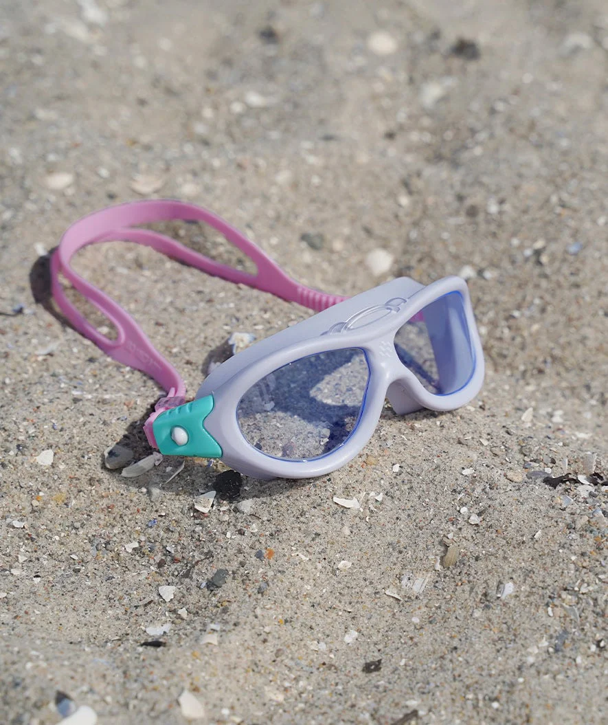 Watery swimming goggles for kids (2-8) - Wilton - Light pink/purple - Image 4