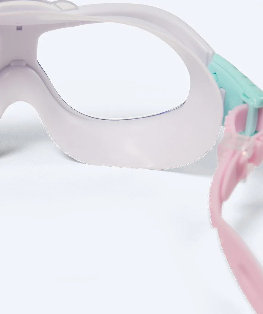 Watery swimming goggles for kids (2-8) - Wilton - Light pink/purple - Image 8