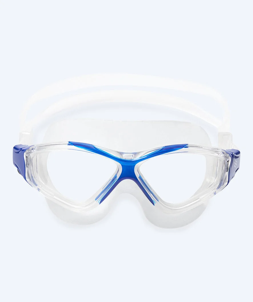 Watery swim mask for adults - Mantis - Blue/clear - Image 2
