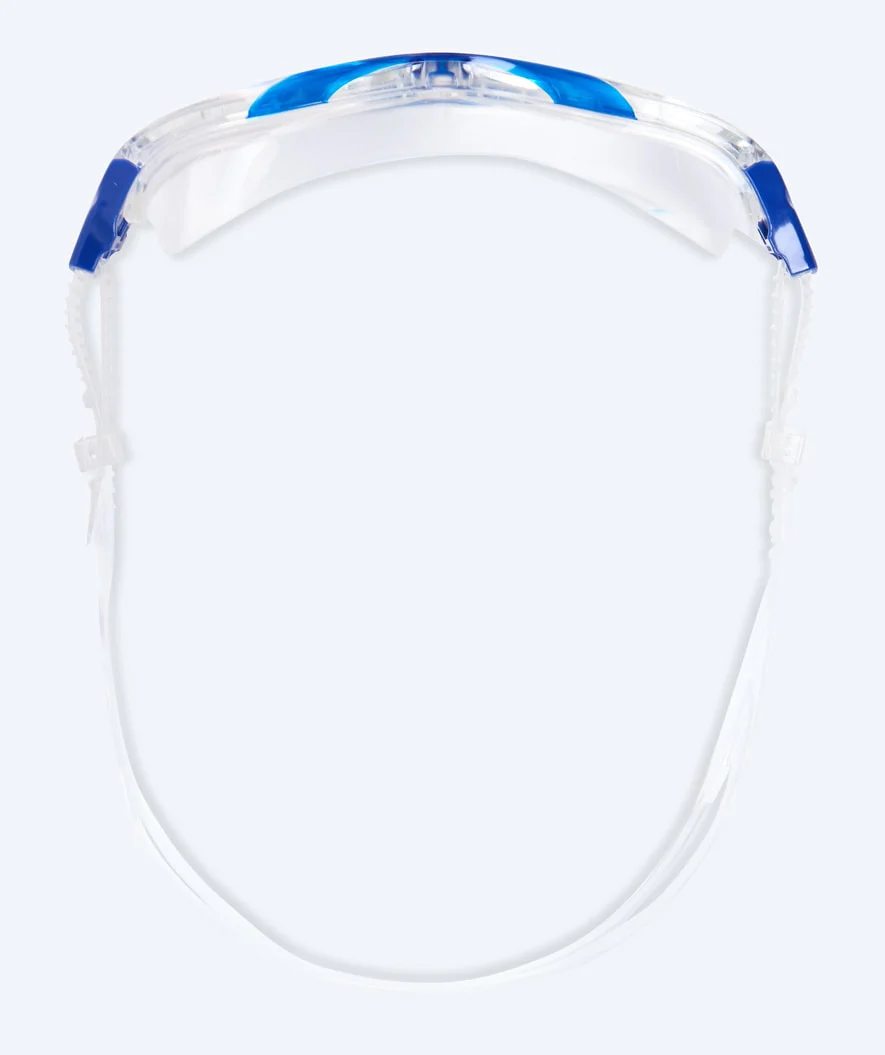 Watery swim mask for adults - Mantis - Blue/clear - Image 3
