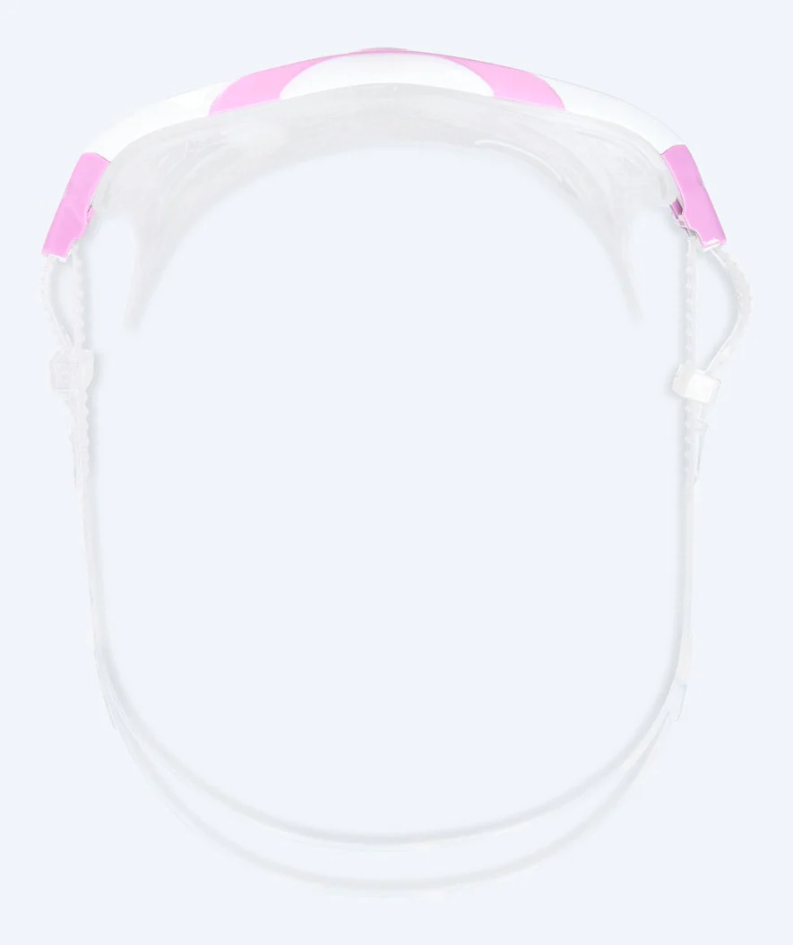 Watery swim mask for adults - Mantis - Pink/clear - Image 3