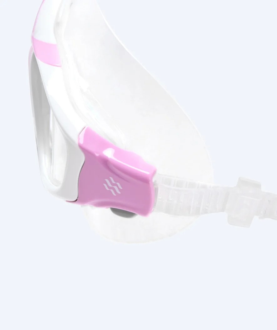Watery swim mask for adults - Mantis - Pink/clear - Image 7