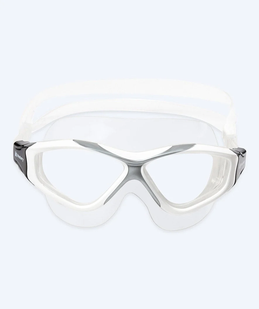 Watery swim mask for adults - Mantis - White/grey - Image 2