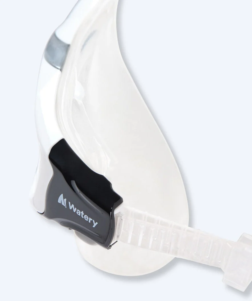 Watery swim mask for adults - Mantis - White/grey - Image 7
