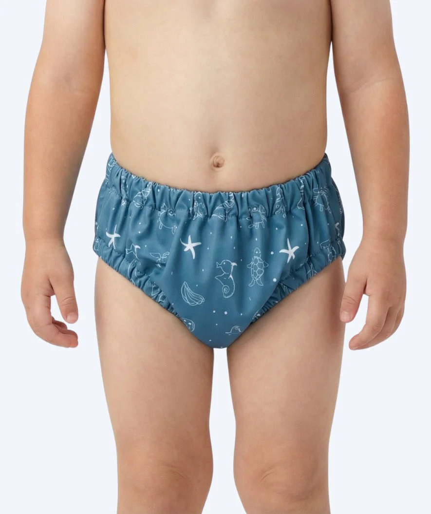 Watery swim nappies for kids - Foss Lining Nappy - Atlantic Blue
