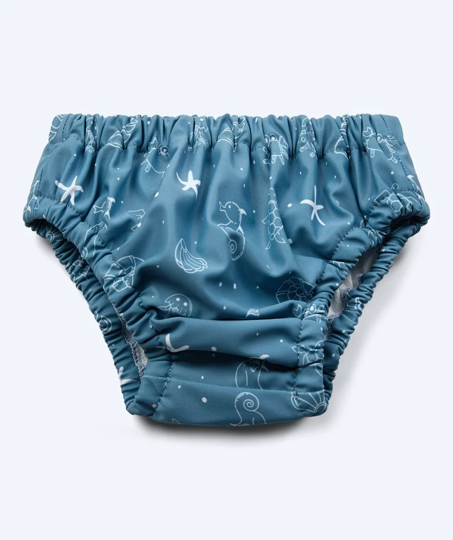 Watery swim nappies for kids - Foss Lining Nappy - Atlantic Blue - Image 10