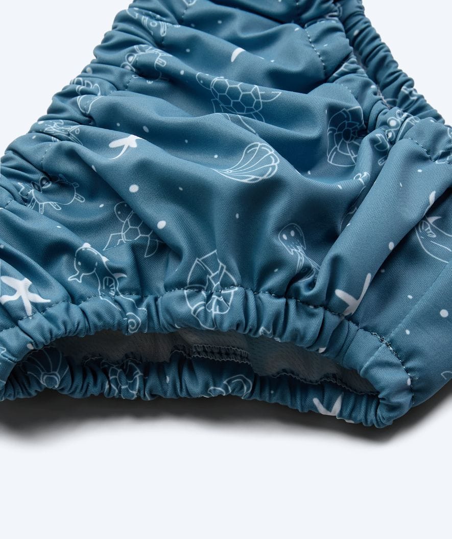 Watery swim nappies for kids - Foss Lining Nappy - Atlantic Blue - Image 11